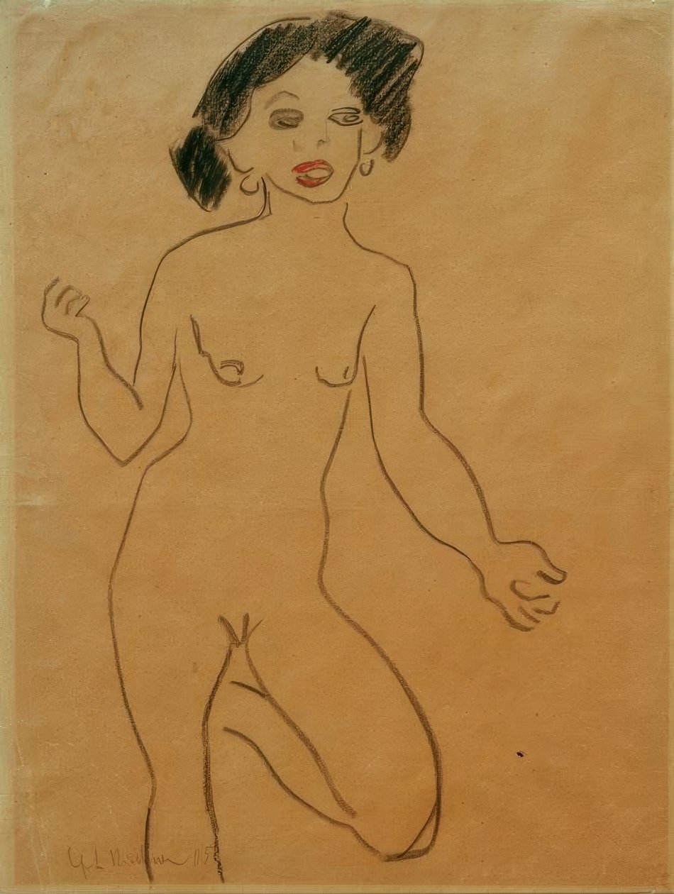 Narracja Milli autorstwa Ernst Ludwig Kirchner