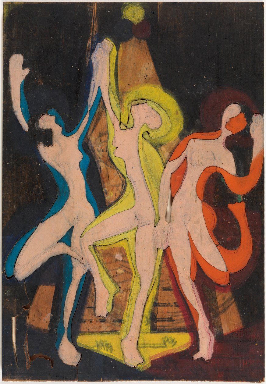Taniec kolorów, Farbstock II autorstwa Ernst Ludwig Kirchner