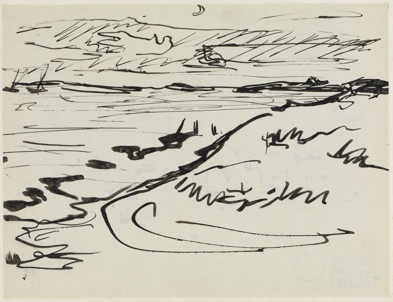 Wybrzeże Fehmarn autorstwa Ernst Ludwig Kirchner