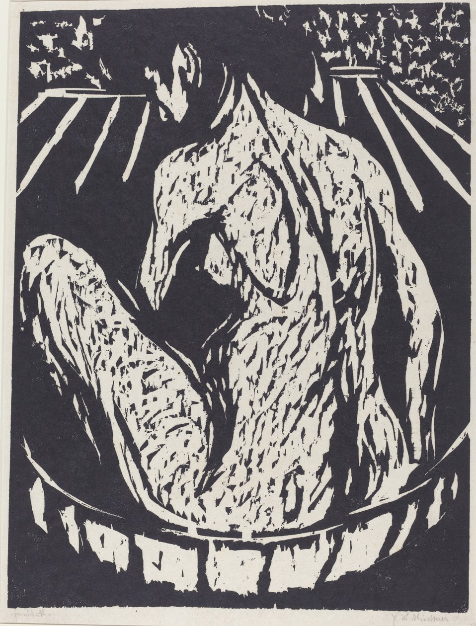 Akt kobiecy autorstwa Ernst Ludwig Kirchner