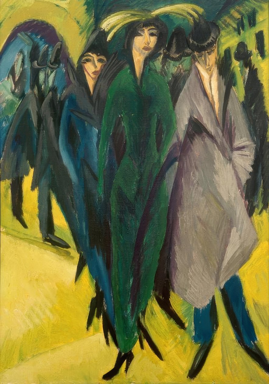 Kobiety na ulicy autorstwa Ernst Ludwig Kirchner