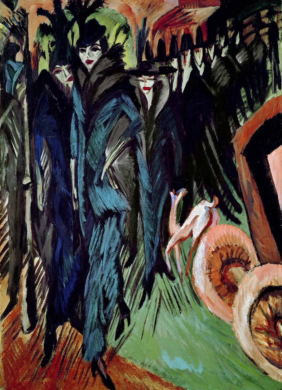 Friedrichstrasse autorstwa Ernst Ludwig Kirchner
