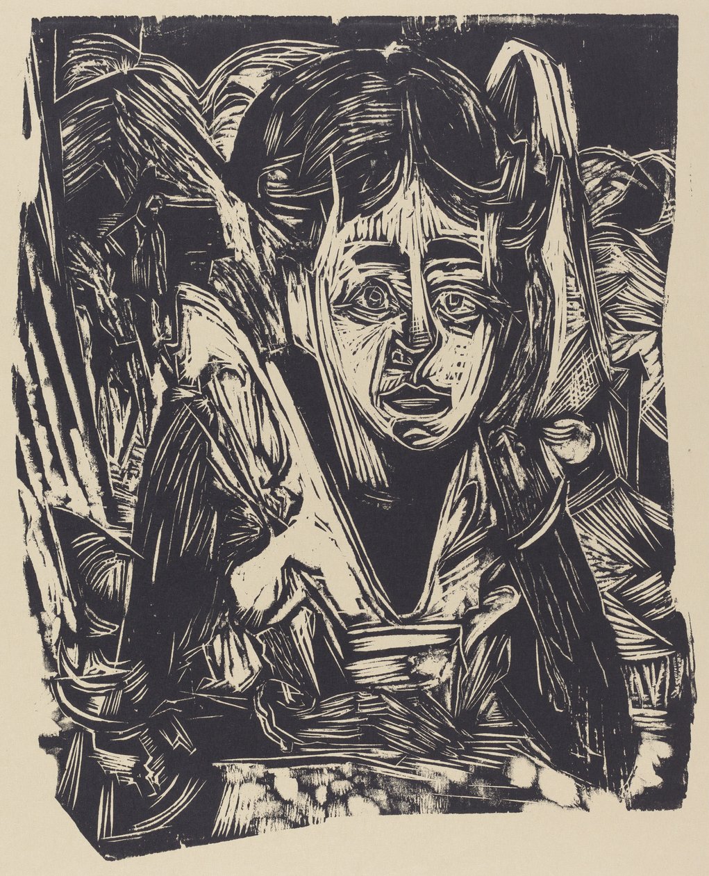 Dziewczyna marząca autorstwa Ernst Ludwig Kirchner