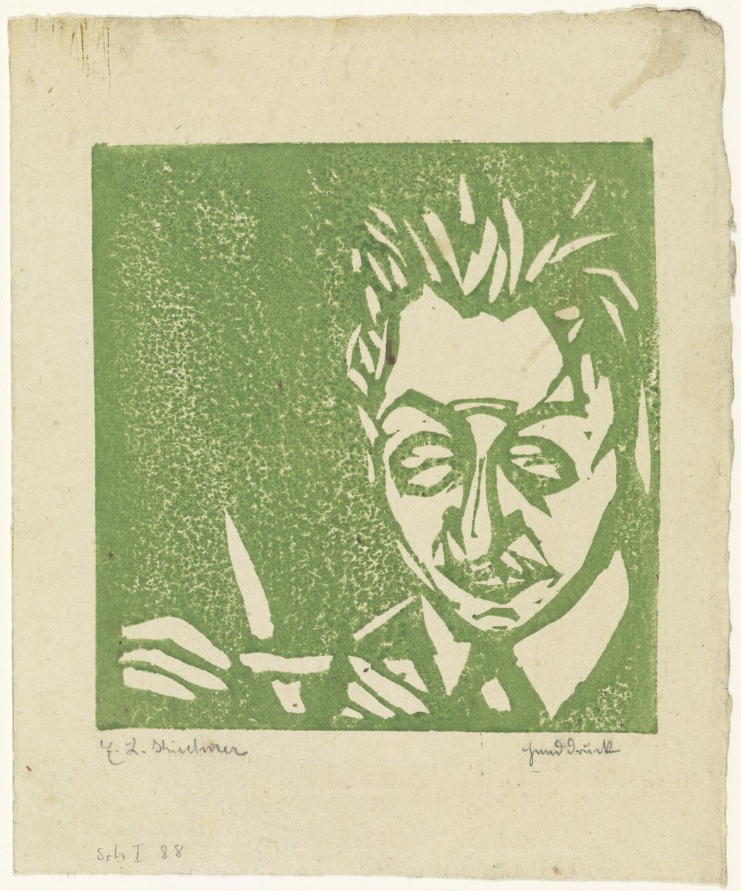 Szklarz (Walter Kirchner) autorstwa Ernst Ludwig Kirchner
