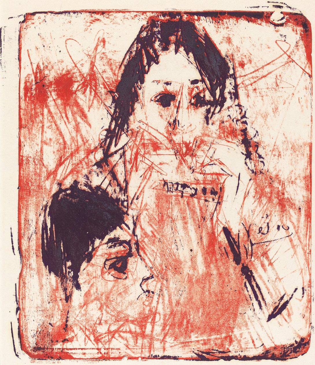Harmonijkarz autorstwa Ernst Ludwig Kirchner