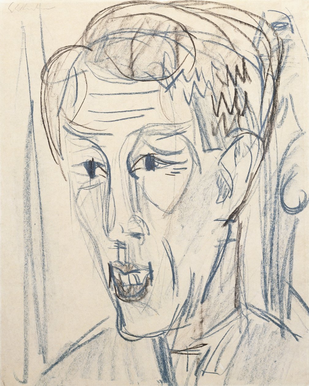 szef Bauknechtu; Szef Bauknecht, 1922 autorstwa Ernst Ludwig Kirchner