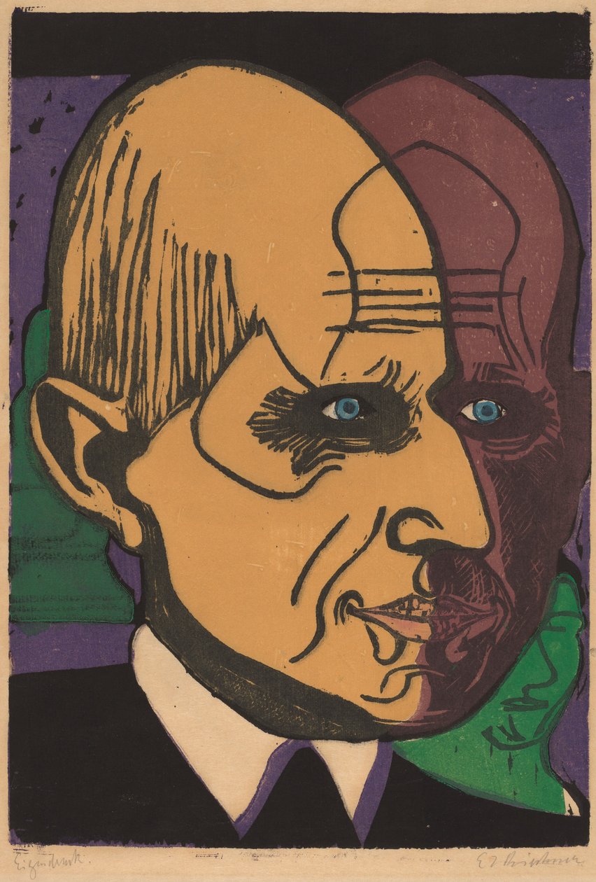 Kierownik dr Bauer autorstwa Ernst Ludwig Kirchner