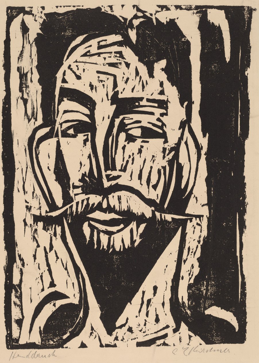 Kierownik prof. dr Graef autorstwa Ernst Ludwig Kirchner