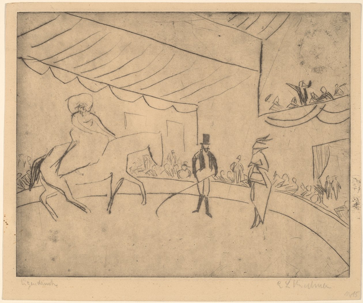 Hipodrom autorstwa Ernst Ludwig Kirchner
