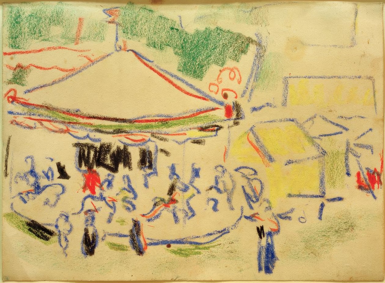 Karuzela autorstwa Ernst Ludwig Kirchner