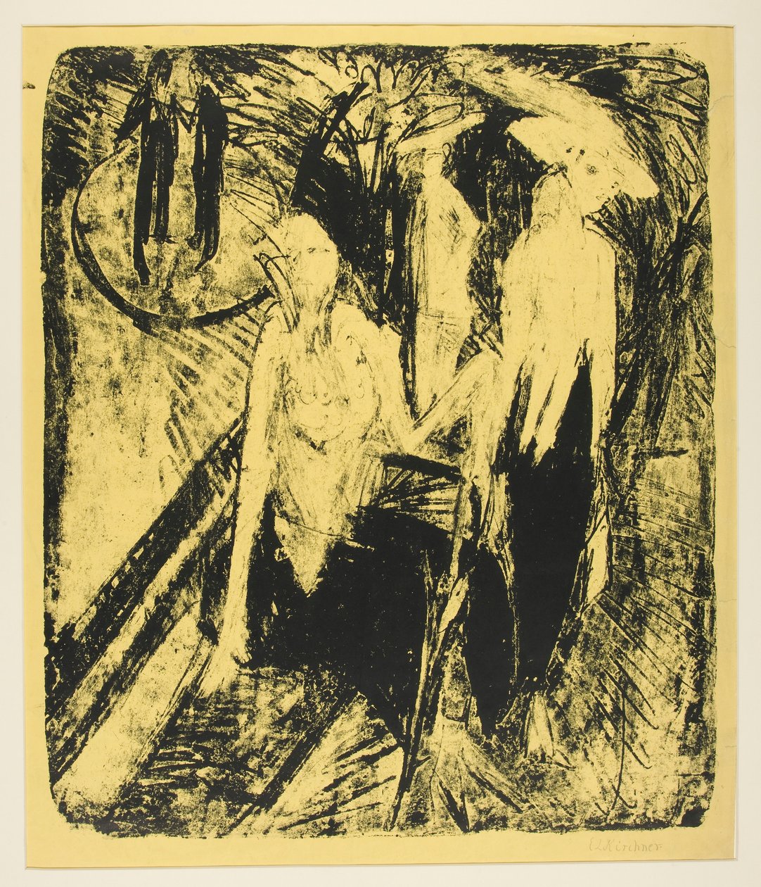 Kokotten am Kurf?rstendamm (Kokietki na Kurf?rstendamm) autorstwa Ernst Ludwig Kirchner