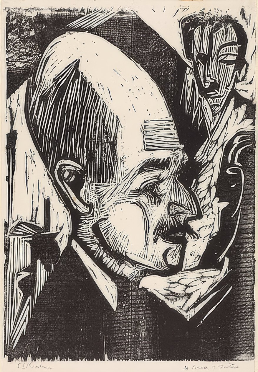 Kierownik dr. Rolnik. 1921 autorstwa Ernst Ludwig Kirchner