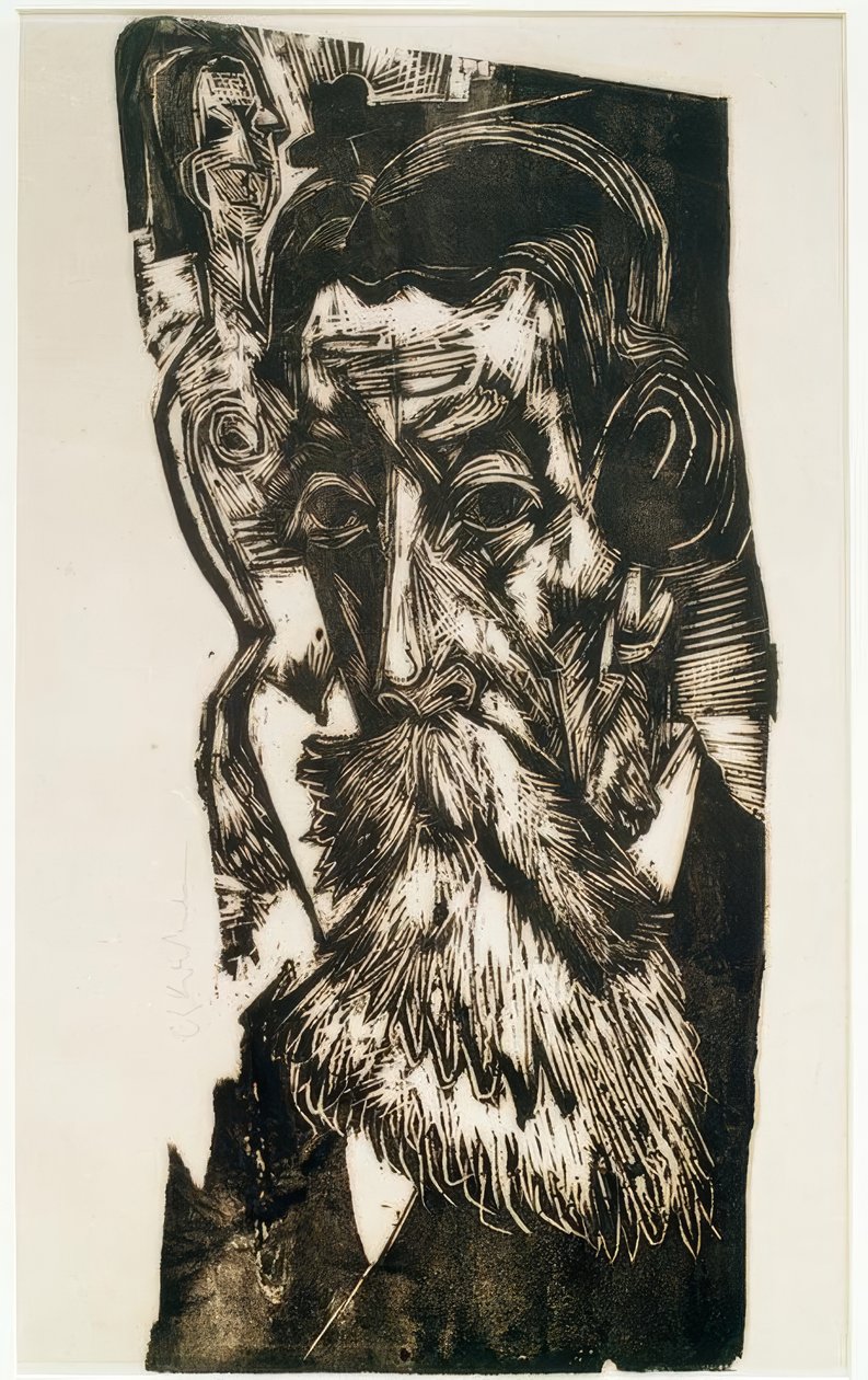 Szef Ludwig Schames autorstwa Ernst Ludwig Kirchner