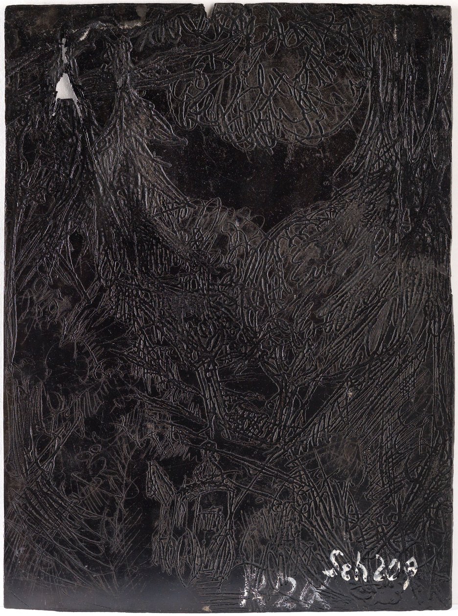 Latarnia morska w otoczeniu zieleni, Fehmarn/Waldstraße Königstein z dyliżansem pocztowym autorstwa Ernst Ludwig Kirchner