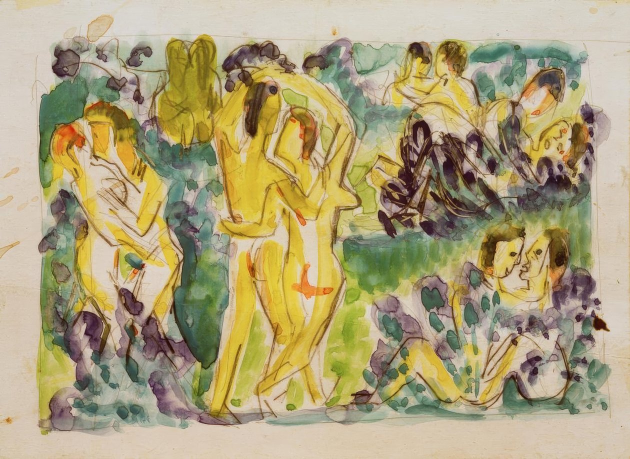 Uwielbiam ogród autorstwa Ernst Ludwig Kirchner