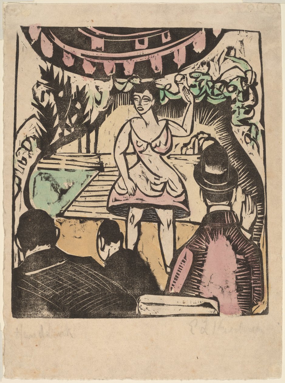Akt Małej Rozmaitości z Singer autorstwa Ernst Ludwig Kirchner