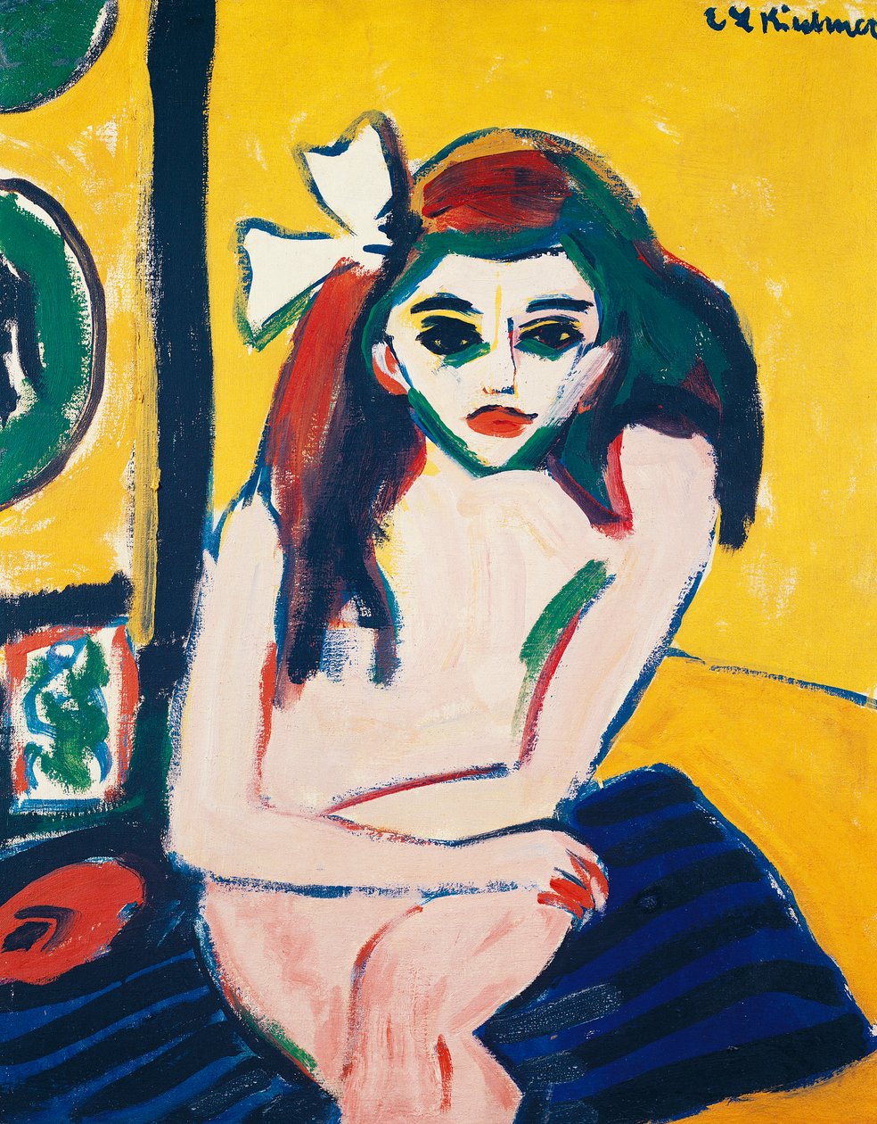 Marcella, Ernst Ludwig Kirchner (1880-1938) autorstwa Ernst Ludwig Kirchner