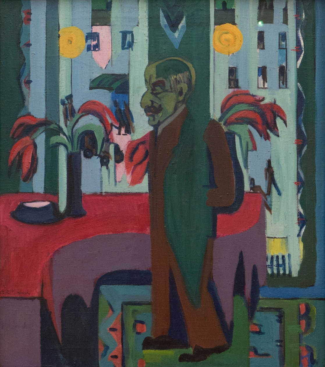 Max Liebermann w swojej pracowni, 1926-1928. autorstwa Ernst Ludwig Kirchner
