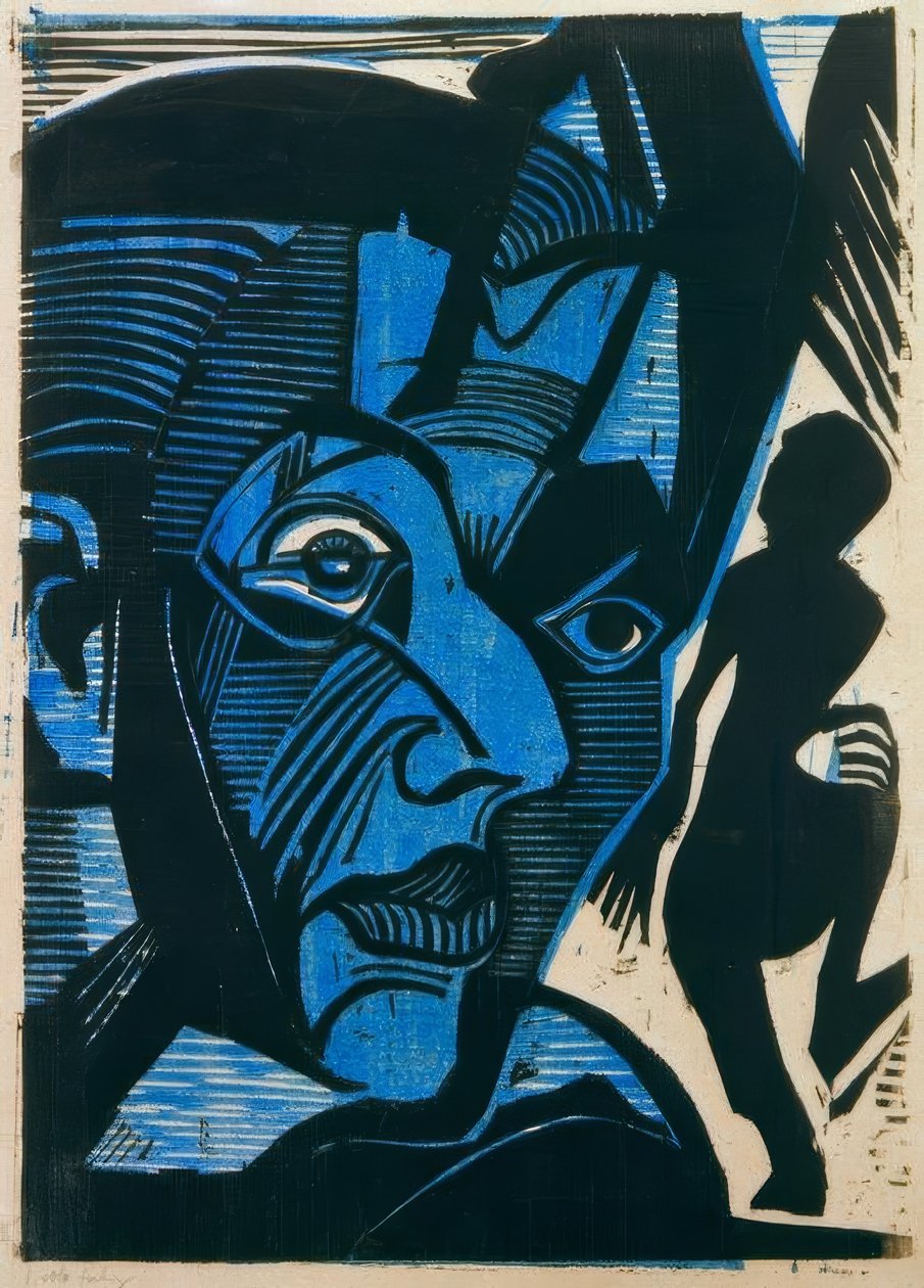 Melancholia Gór (autoportret) autorstwa Ernst Ludwig Kirchner