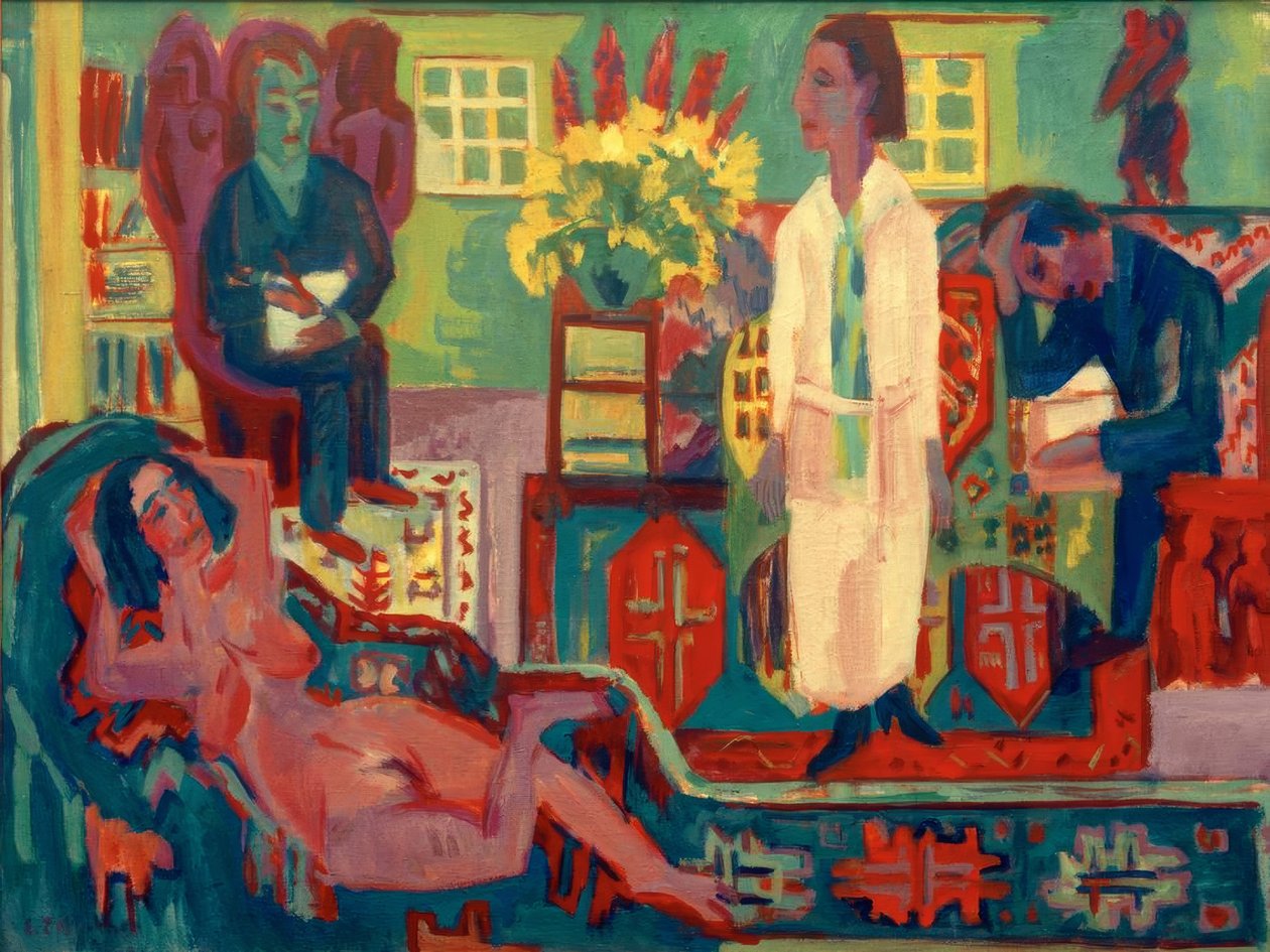 Nowoczesna czeska autorstwa Ernst Ludwig Kirchner