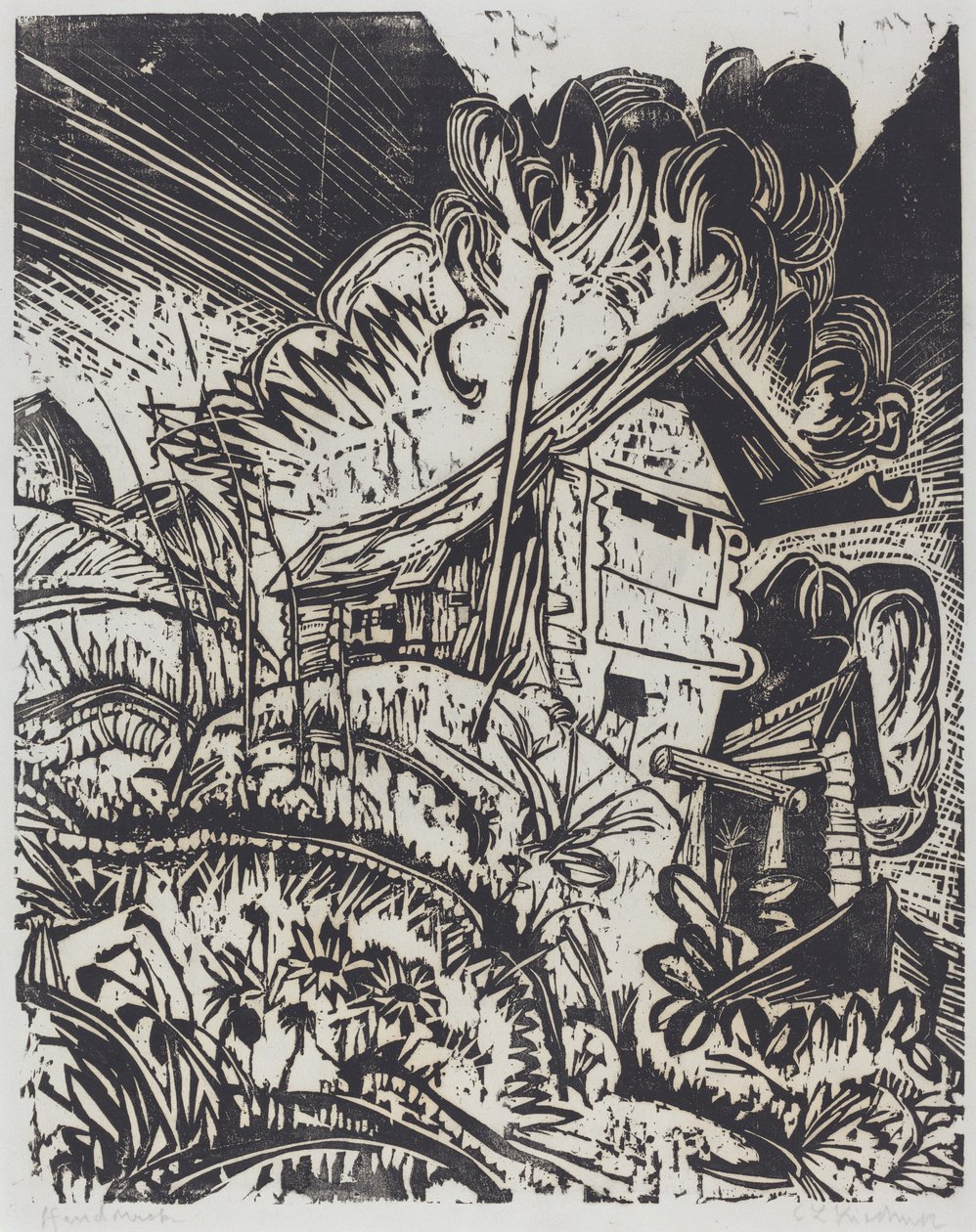 Górski Dom autorstwa Ernst Ludwig Kirchner