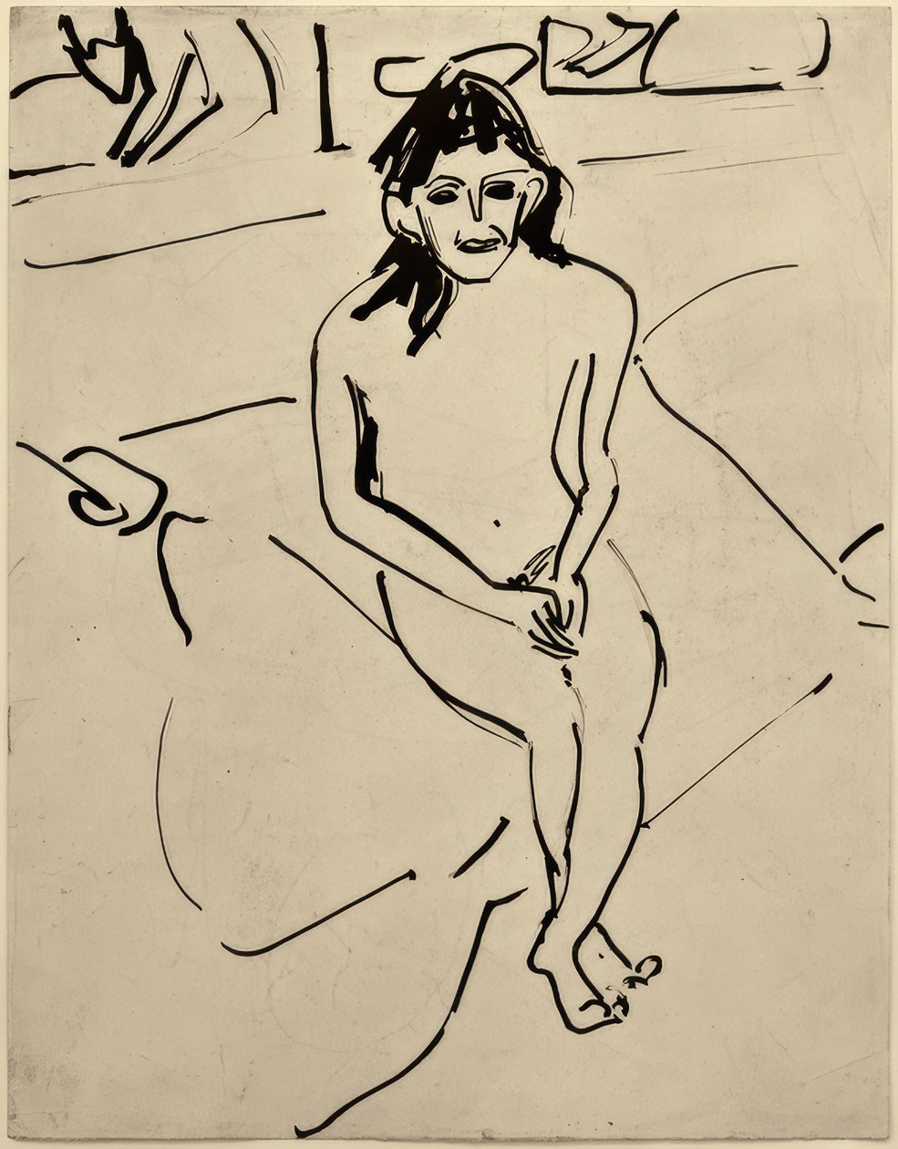 Bez tytułu (Marcella) autorstwa Ernst Ludwig Kirchner