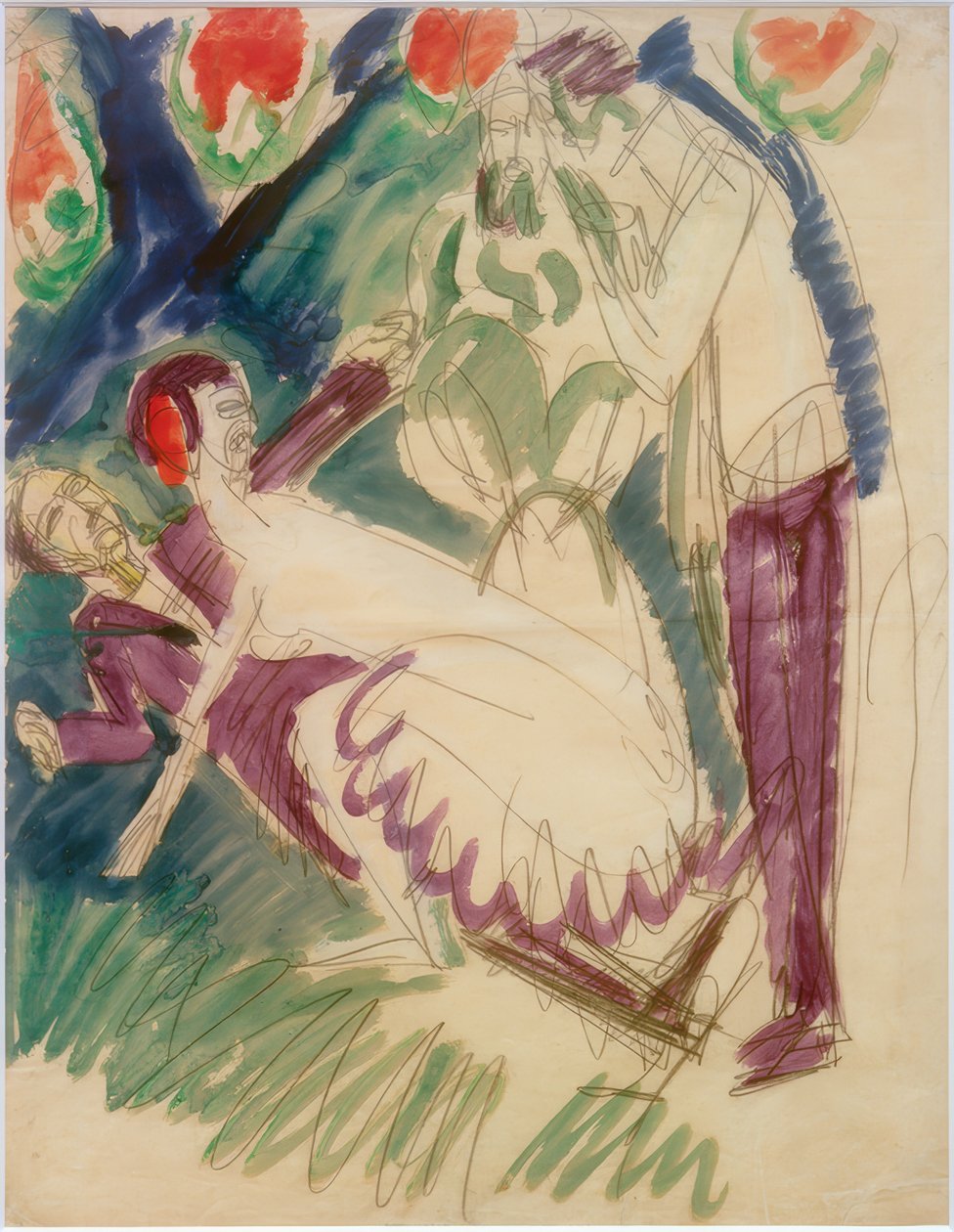 Pantomima autorstwa Ernst Ludwig Kirchner