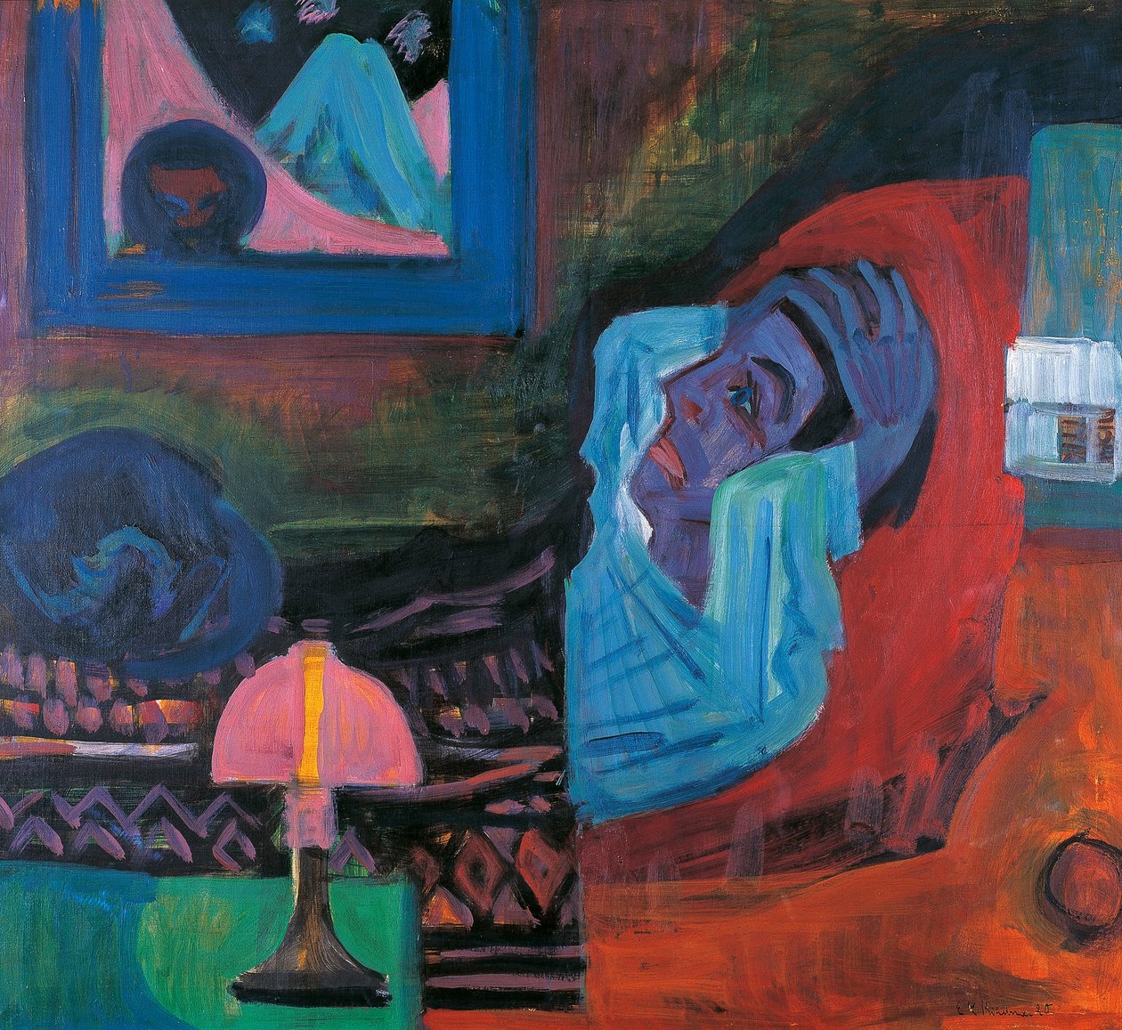 Cierpliwy autorstwa Ernst Ludwig Kirchner