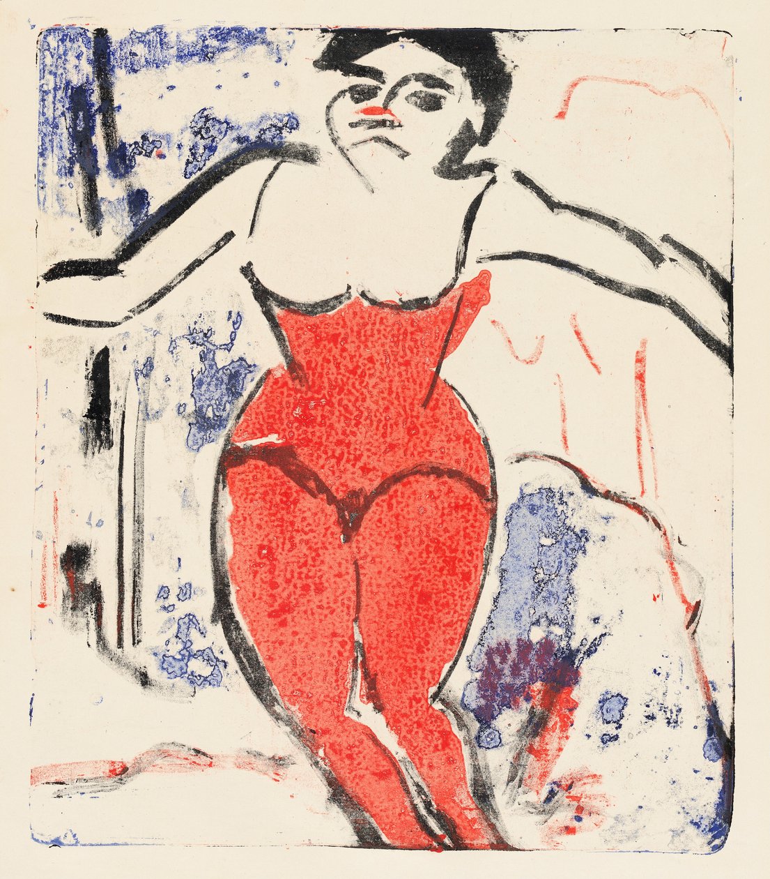 Wykonawca Ukłony autorstwa Ernst Ludwig Kirchner