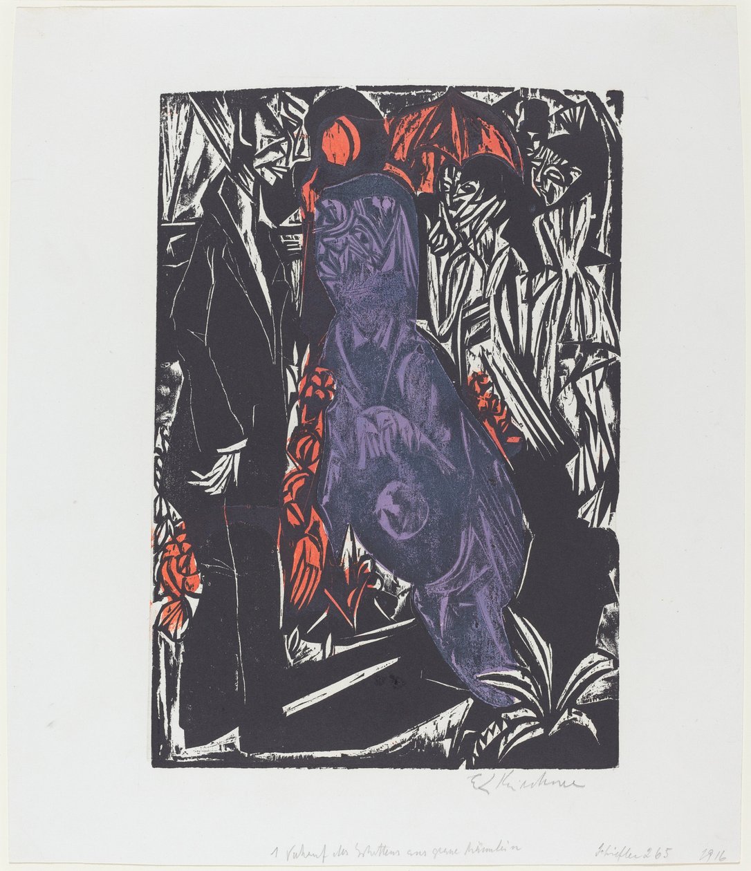 Cudowna historia Petera Schlemihla: sprzedaż jego cienia autorstwa Ernst Ludwig Kirchner