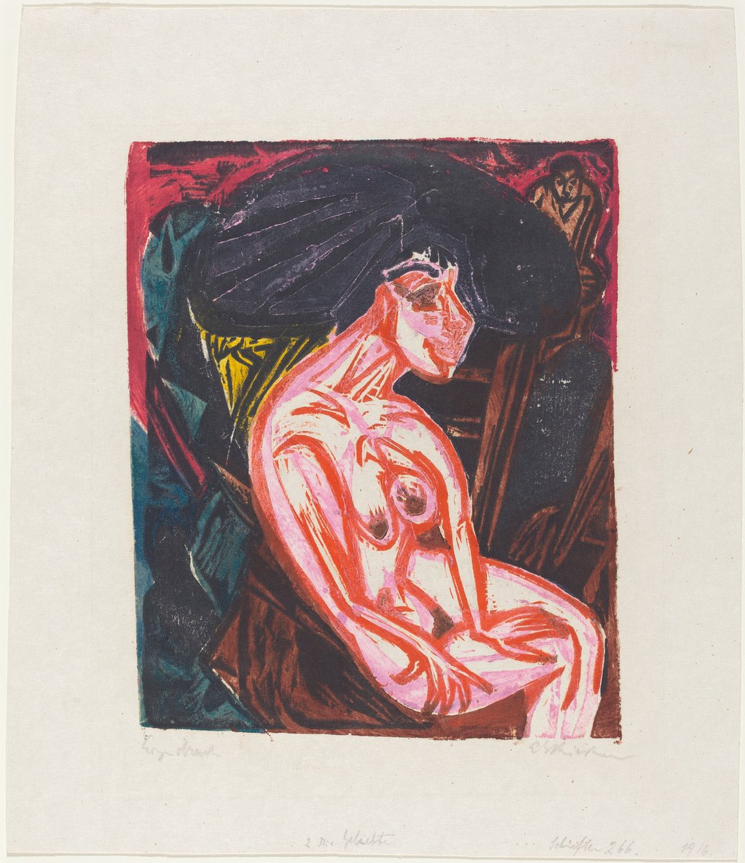 Cudowna historia Petera Schlemihla: Ukochani autorstwa Ernst Ludwig Kirchner