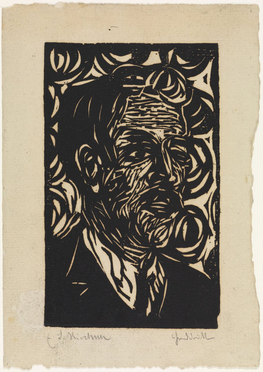 Portret Maxa Pechsteina autorstwa Ernst Ludwig Kirchner