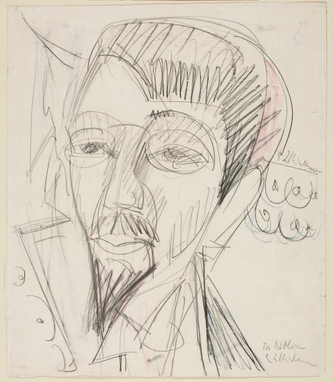 Portret Alfreda Döblina autorstwa Ernst Ludwig Kirchner