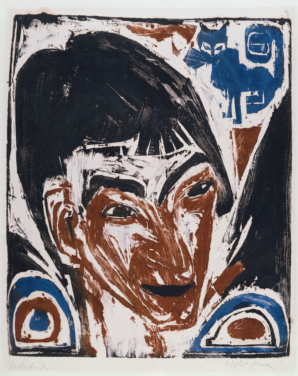 Portret Otto Muellera autorstwa Ernst Ludwig Kirchner
