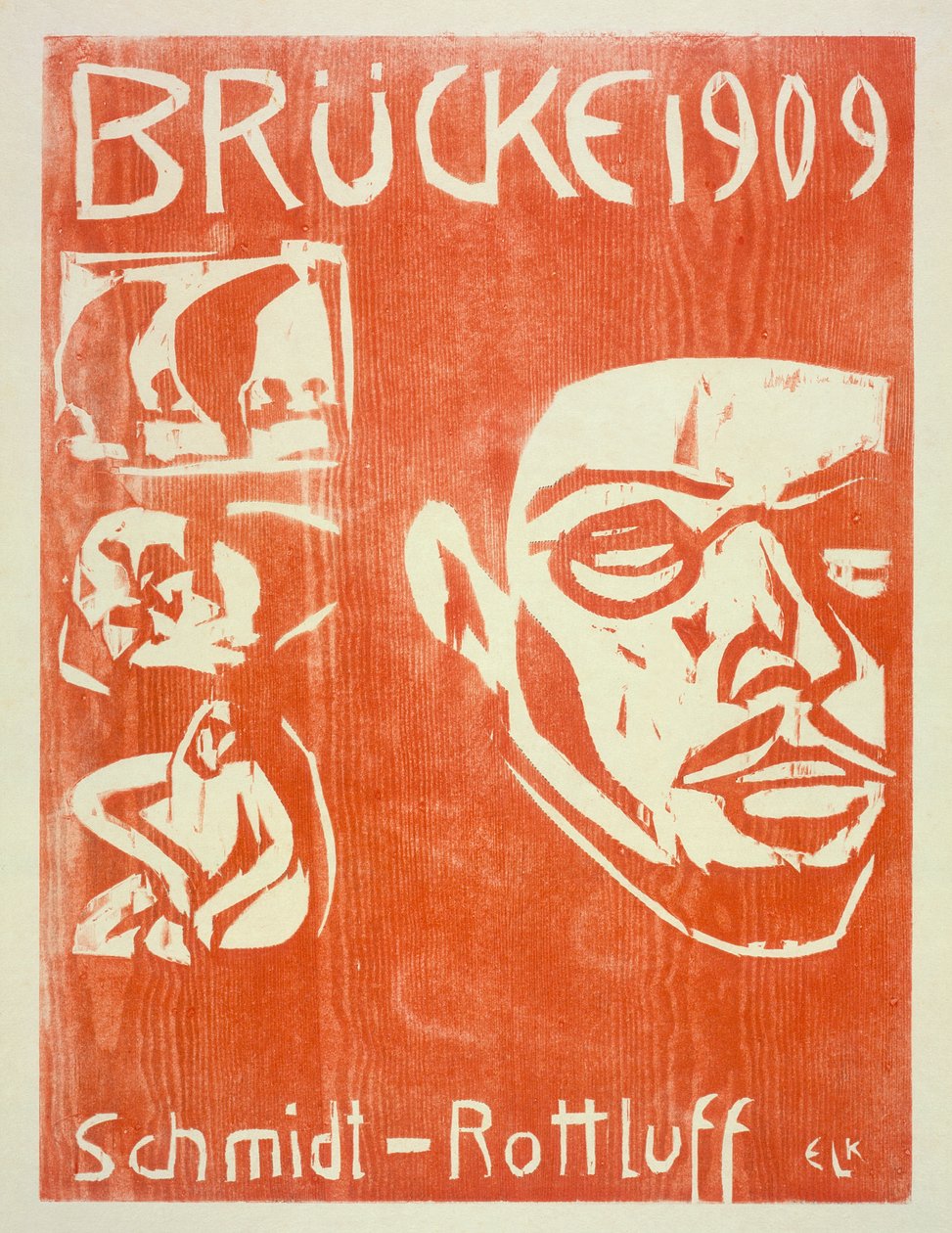Portret Schmidta-Rottluffa, 1909 autorstwa Ernst Ludwig Kirchner