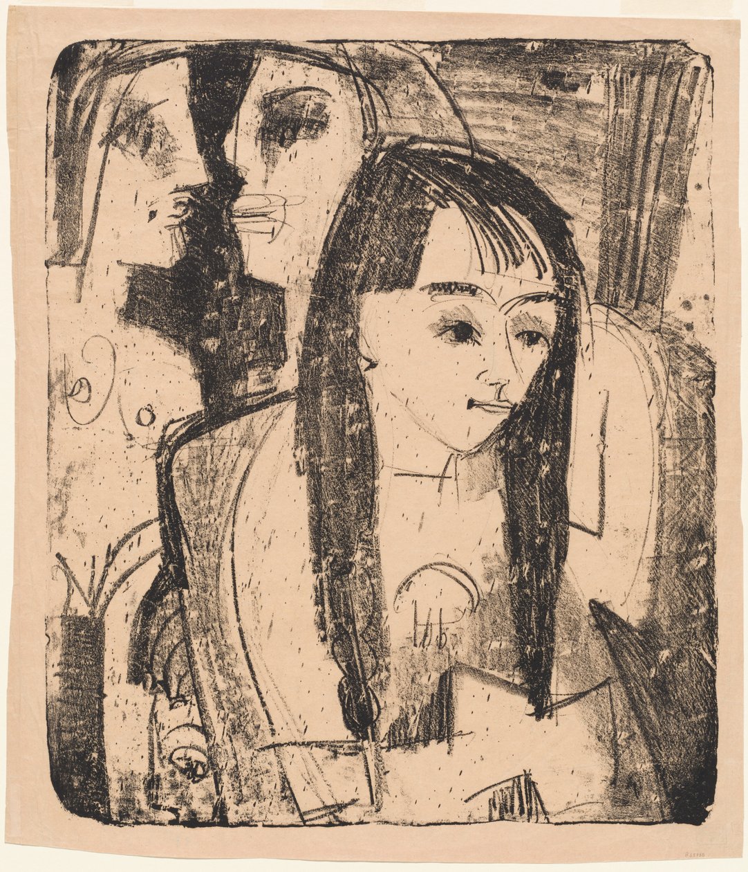 Portret dziewczyny autorstwa Ernst Ludwig Kirchner
