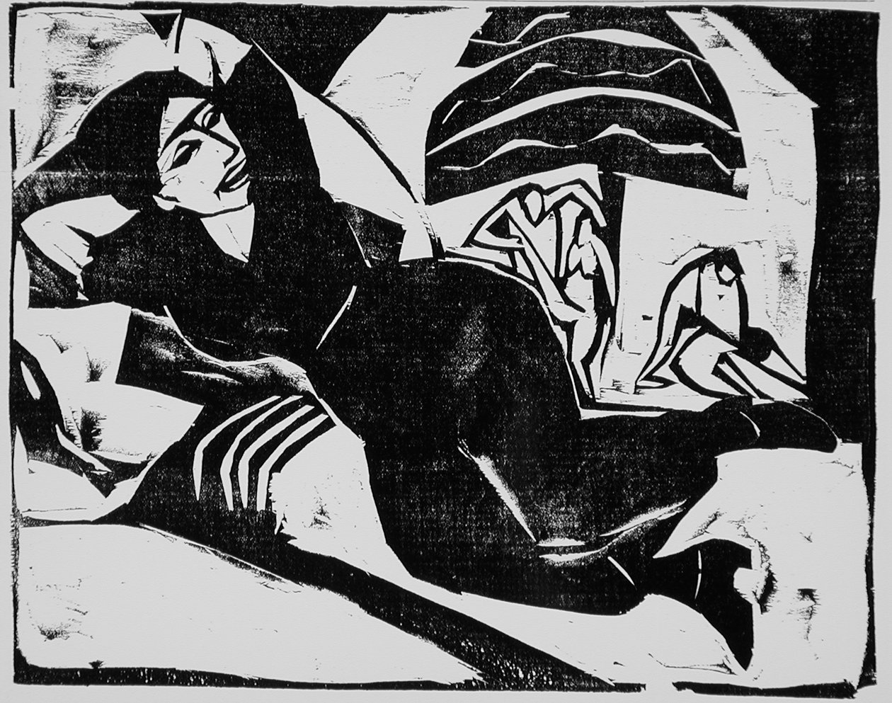 Odpoczynek, 1911 autorstwa Ernst Ludwig Kirchner