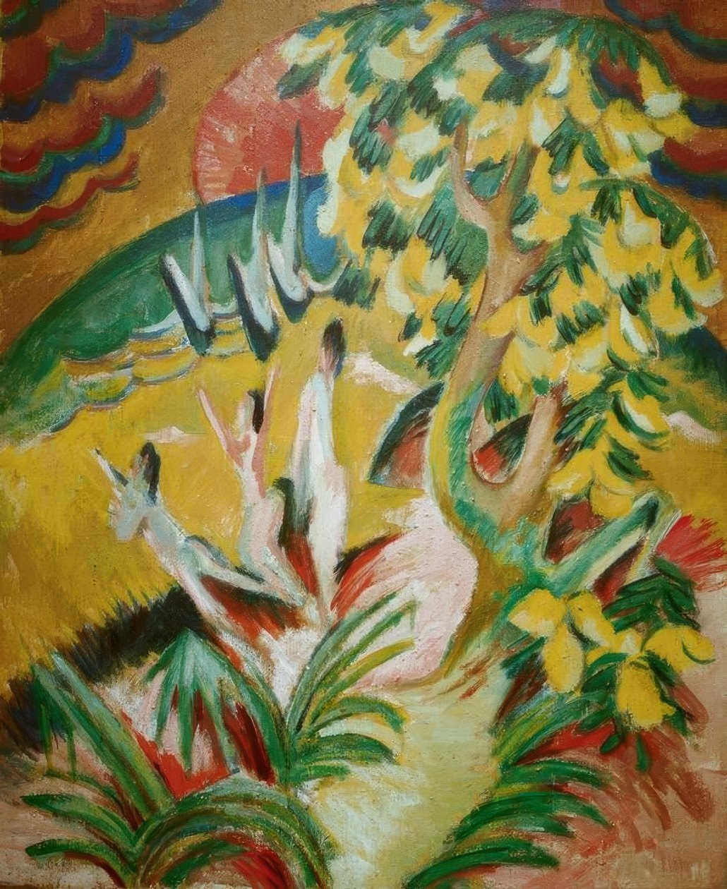 Okrągła zatoka autorstwa Ernst Ludwig Kirchner