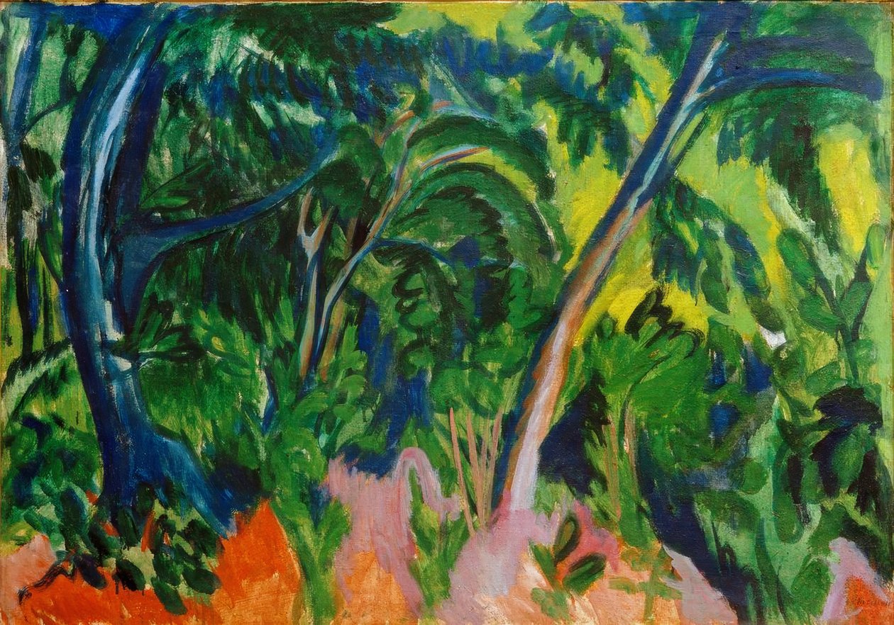 Seewald autorstwa Ernst Ludwig Kirchner