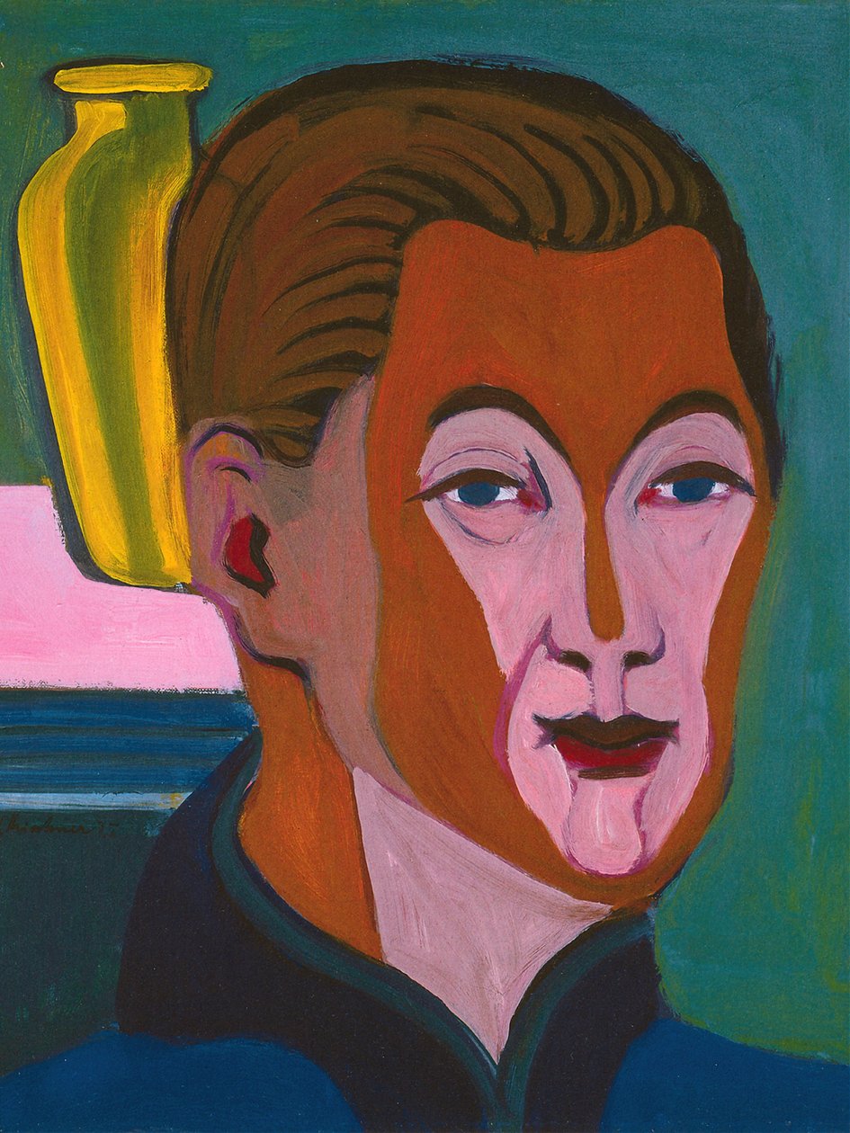 Autoportret, 1925. autorstwa Ernst Ludwig Kirchner