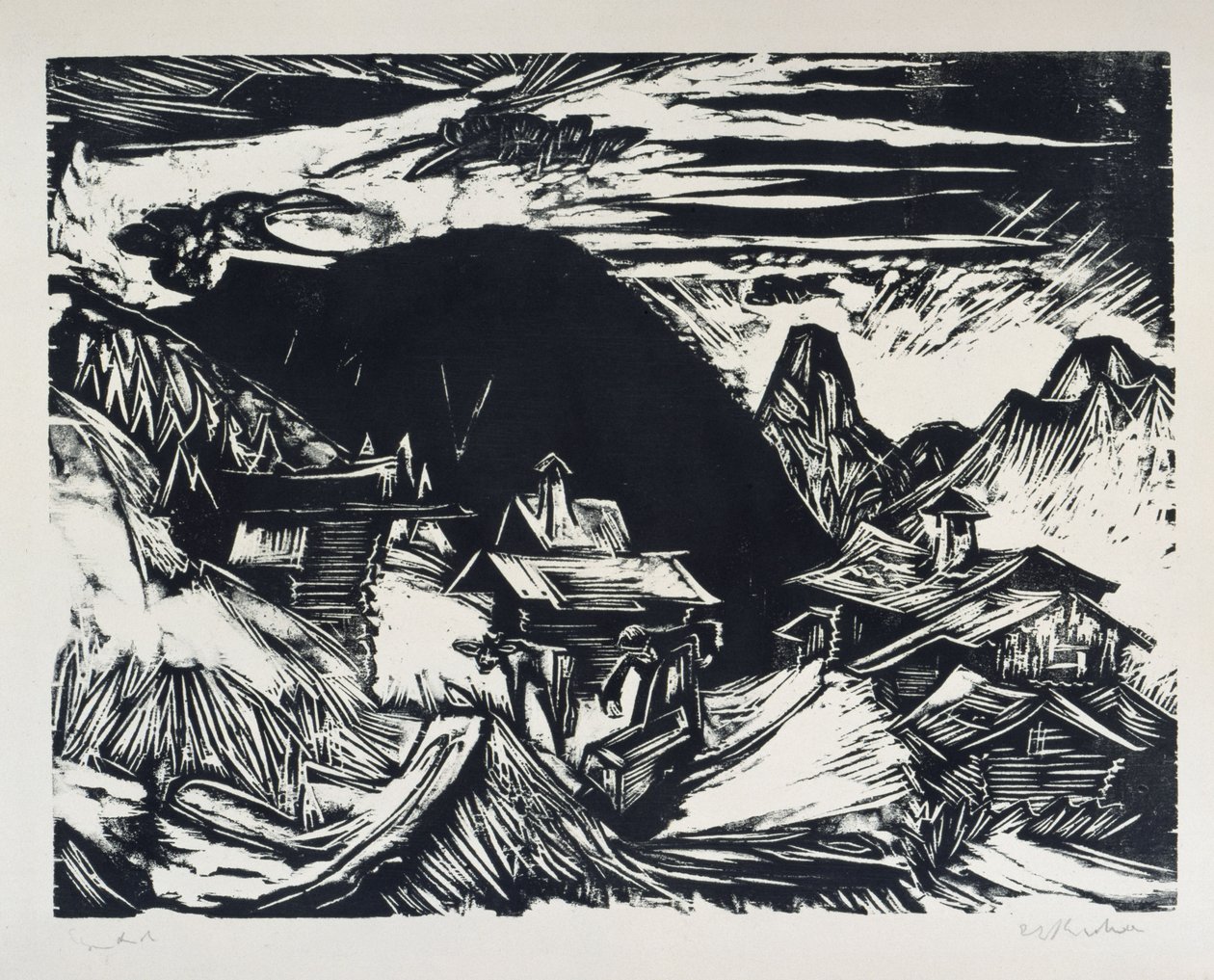 Stafelalp autorstwa Ernst Ludwig Kirchner