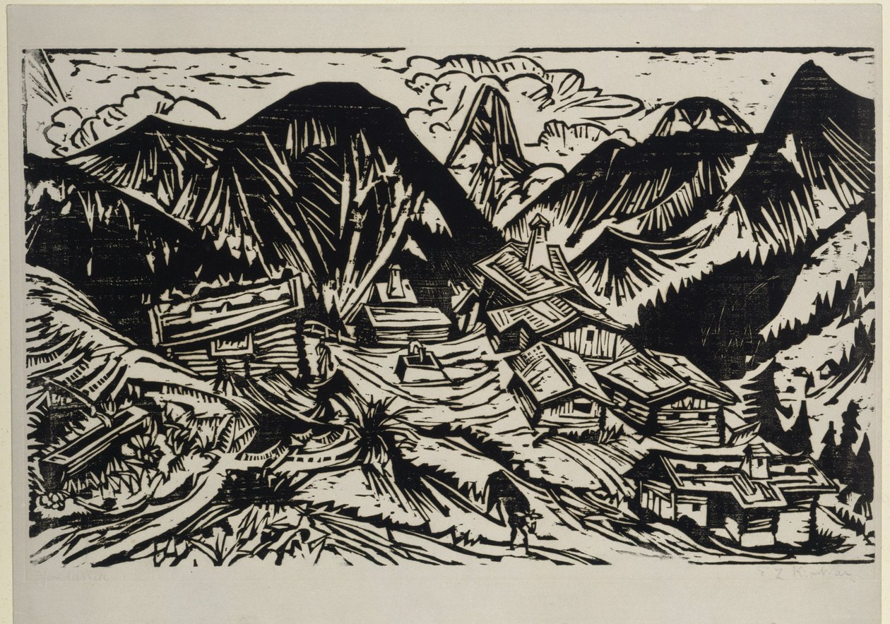Stafelalp autorstwa Ernst Ludwig Kirchner