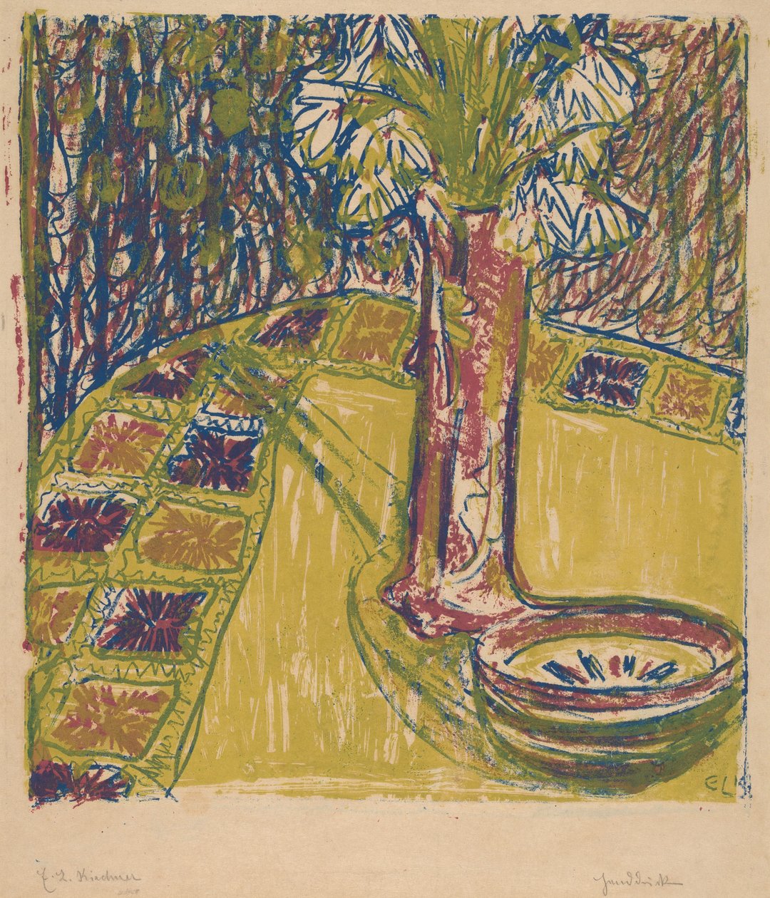 Martwa natura autorstwa Ernst Ludwig Kirchner