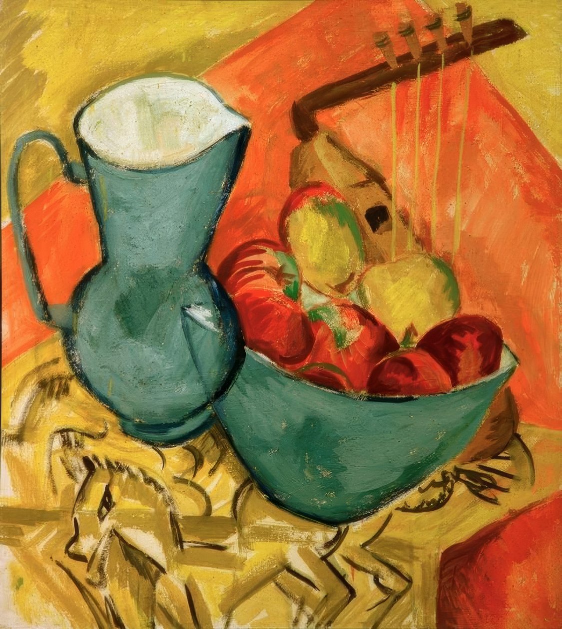 Martwa natura z dzbankiem autorstwa Ernst Ludwig Kirchner