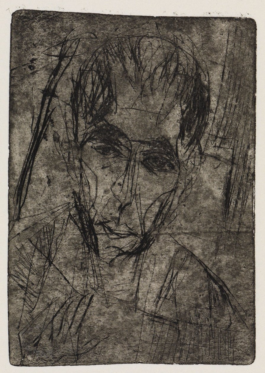 Zakręt drogi / Portret Wilhelminy Julow I autorstwa Ernst Ludwig Kirchner