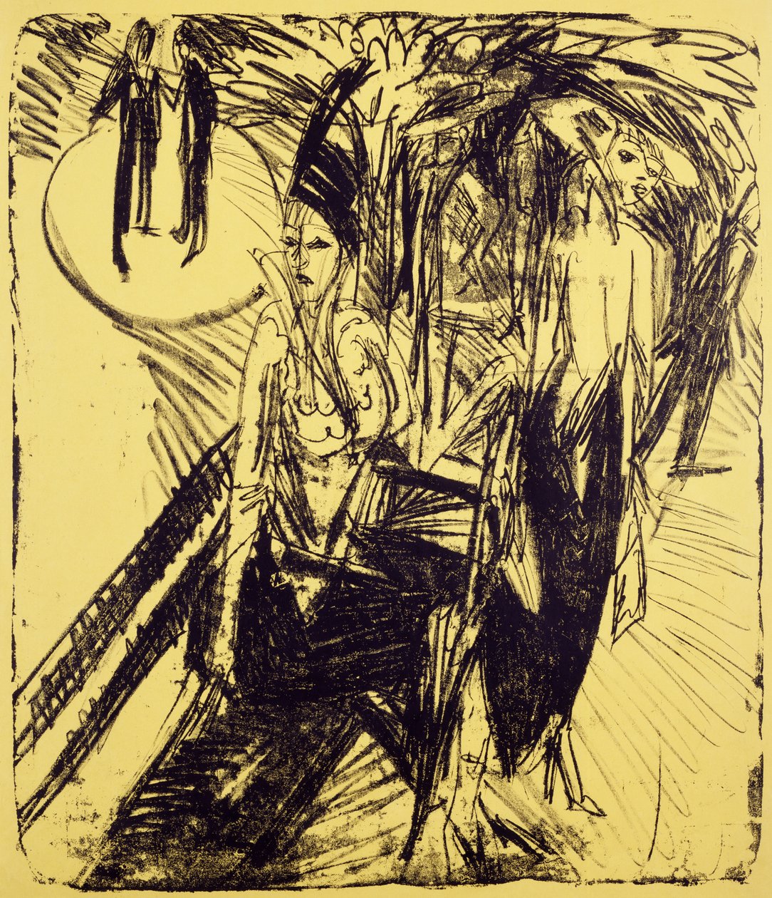 Streetwalkers na Kurfurstendamm autorstwa Ernst Ludwig Kirchner