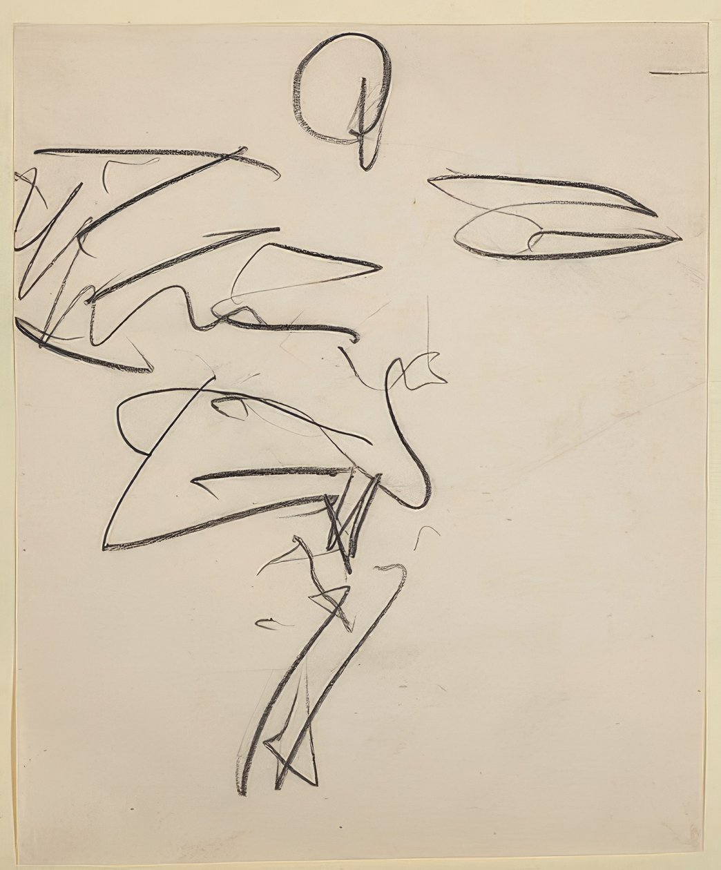 Tancerz. 1910/11 Szkicownik Folkwang bł. 25 autorstwa Ernst Ludwig Kirchner