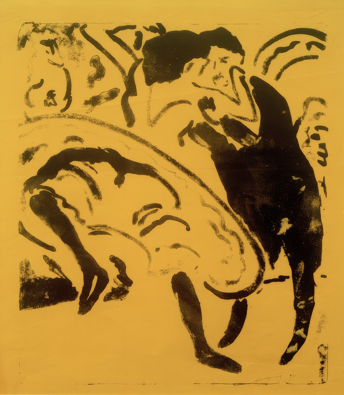Tańcząca para autorstwa Ernst Ludwig Kirchner