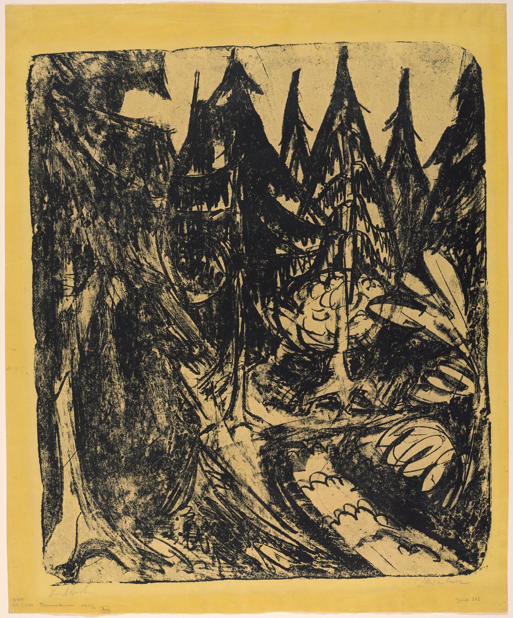 Taunustannen autorstwa Ernst Ludwig Kirchner