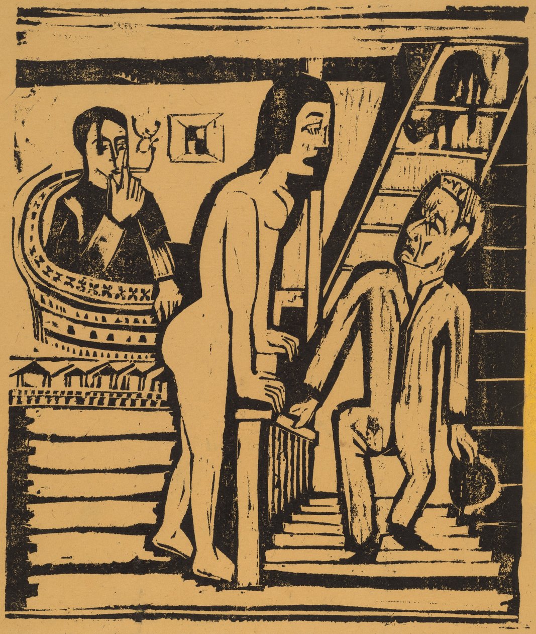 Wizyta autorstwa Ernst Ludwig Kirchner